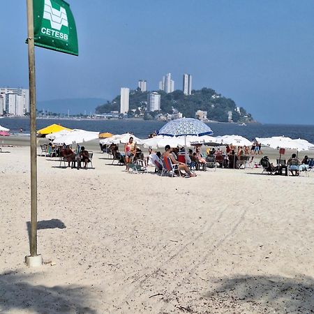 Pe Na Areia Gonzaguinha Sao Vicente Apartment Exterior foto